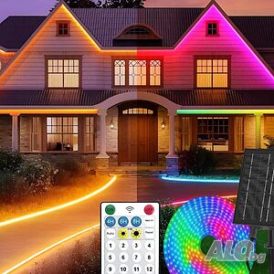 Соларна LED лента 10 м, 640 LED, IP65