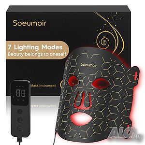Soeumoir LED маска за лице с 7 цвята и 108 LED