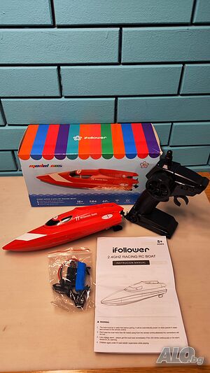 iFollower Remote Control Boat - Забавен Моторен Лодка за Басейни и Езера