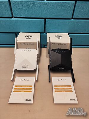 WLAN Усилвател 1200Mbit/s, WiFi Повторител, Dualband 5GHz 2.4GHz с WPS