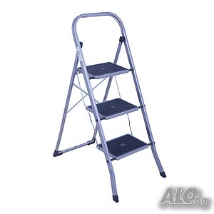 Метална стълба Dominico DM-332NS 30x20cm, 3 гумирани стъпала