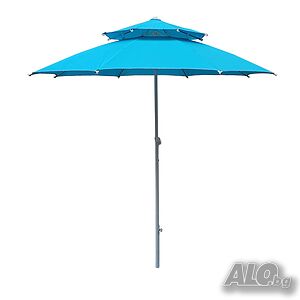 Градински чадър чадър Muhler U5060, 240cmx230cm