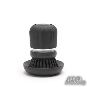 Четка с дозатор за течен сапун Brabantia Dark Grey