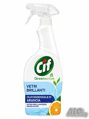 Препарат за стъкла CIF Greenactive Orange 750мл