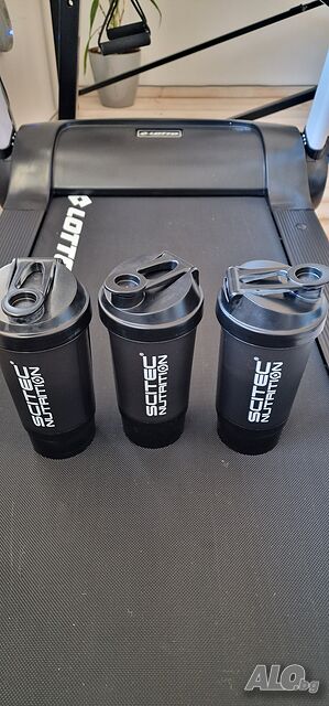 🏋️ Нови шейкъри Scitec Nutrition с отделение за добавки - 3 броя