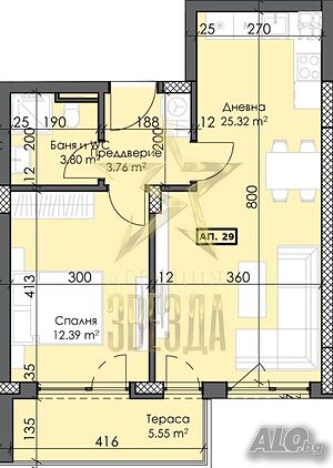 Двустаен до SPS