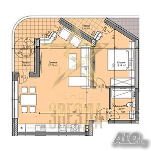 🏡 Нова бутикова кооперация в кв. Христо Смирненски - 37кв хол