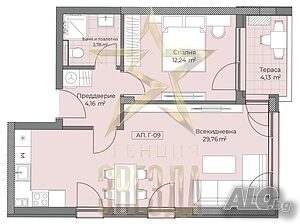 🏡 Двустаен с 30кв хол, пред акт 16