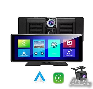 Преносим Carplay и Android Auto с DVR и AHD задна камера, 9888