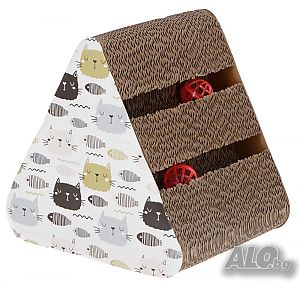 Драскалка за котка с топче 22 x 26 x 26 cм. Модел: 81637