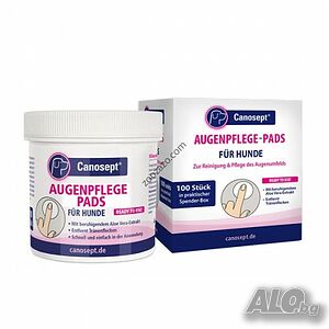 Подложки за почистване на очите за Кучета 100 бр. - Canosept Eye Care Модел: 250664
