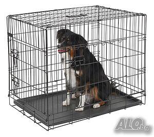 Клетка за Куче с две врати 92 x 63 x 74 cм. - Модел: 81366