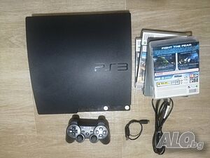 Sony Playstation 3 slim 500gb+ 2 контролера+ игри по договаряне