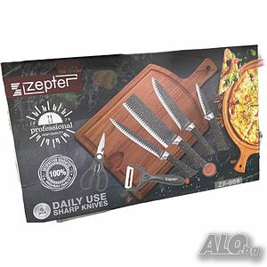 Професионален кухненски комплект ножове - 6 части, Zepter Z-009