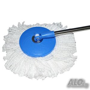 Резервен моп парцал за Spin mop/ Специалните микрофибърни влакна на мопа привличат всичко от пода.