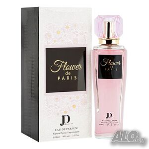 Flower De Paris Eau de Parfum - 100 ml. Връхни нотки: портокал, лимон, бергамот.