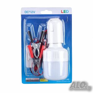 Преносима LED лампа с фасунга и кабел