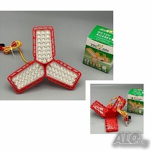 LED лампа 12V със щипки - мобилно и мощно осветление