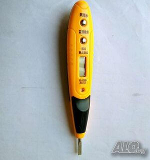 Дигитален тестер за електрически ток и напрежение AC/DC 12-220V