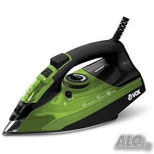 Парна ютия VOX DBL-2340, 2500W, Керамична плоча, Йонизация, кабел 1.9м