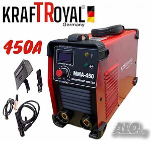 Инверторен електрожен 450А KRAFT ROYAL водоустойчив