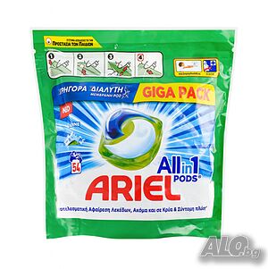 Капсули за пране Ariel All-in-1 Pods Alpine 54 броя