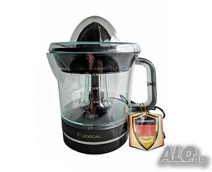 Електрическа цитрус преса Lexical LCJ-2101, 40W, 700ml Бял/Черен