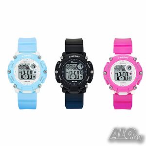 Детски дигитален спортен часовник K-SPORT WF156