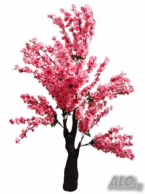 Изкуствено декоративно дърво, Цъфтяща сакура, 1.7 м